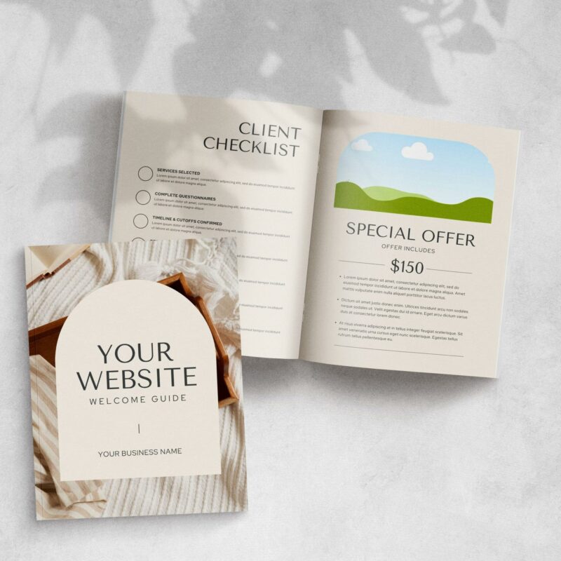 Web Designer Client Welcome Packet Template