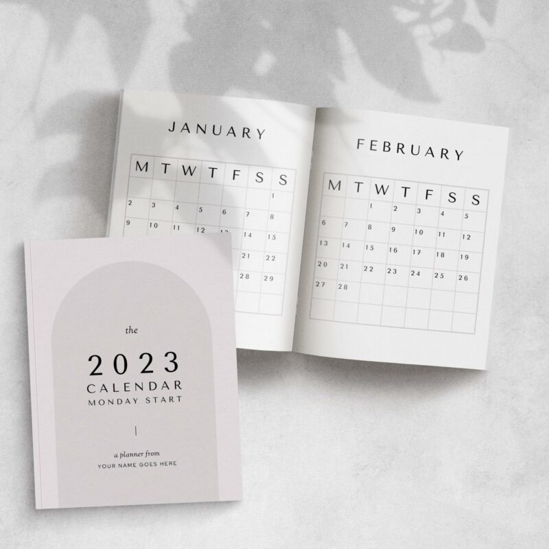 Monday Start Calendar