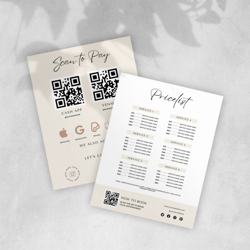 Scan to Pay Signs